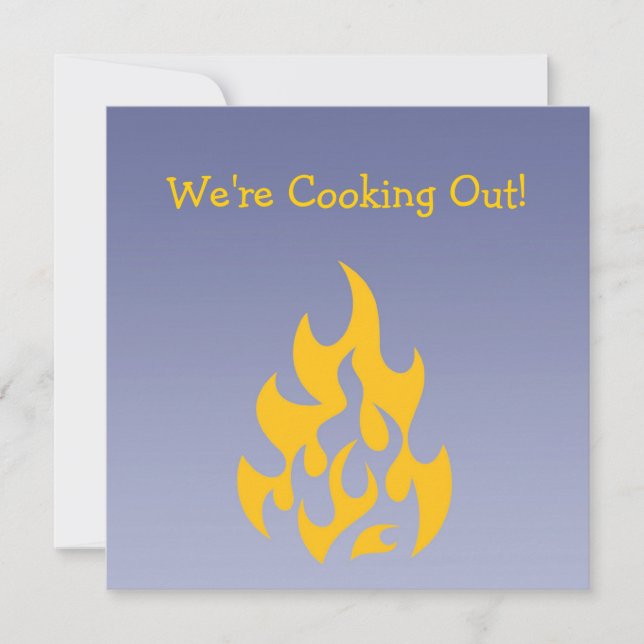 Carte d'invitation Barbecue Cook-out (Devant)