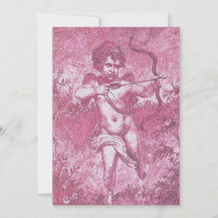 Carte d'invitation cupide