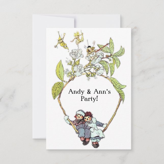 Carte d'invitation d'Andy (Devant)