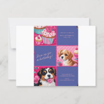 CARTE D'INVITATION D'ANNIVERSAIRE