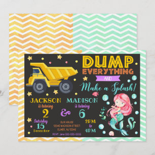 Carte d'invitation d'anniversaire conjoint Constru