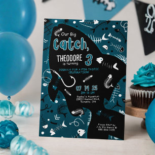 Carte d'invitation d'anniversaire Our Big Catch