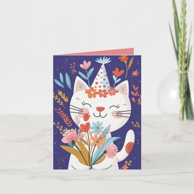Carte d'invitation d'anniversaire pour la célébrat (Devant)