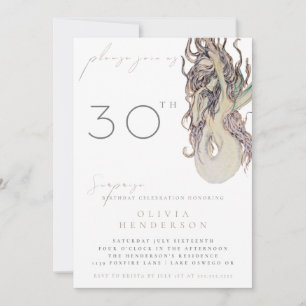 Carte d'invitation d'anniversaire surprise pour ad