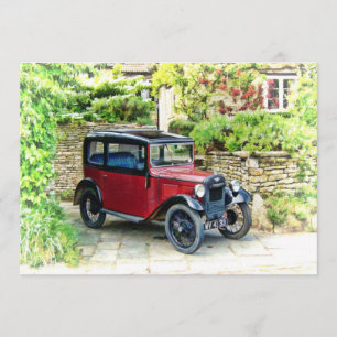 Carte d'invitation d'Austin 7
