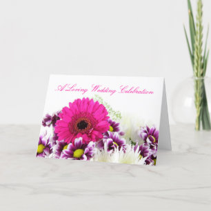 Carte d'Invitation de célébration de Mariage amour
