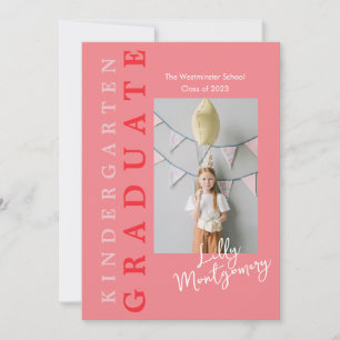 Carte d'invitation de fin d'études de maternelle 5