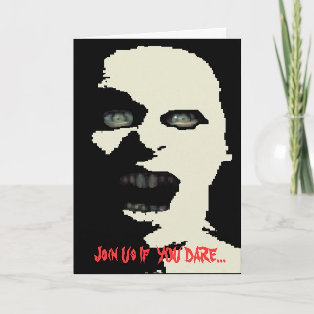 Carte d'invitation de Halloween (Devant)