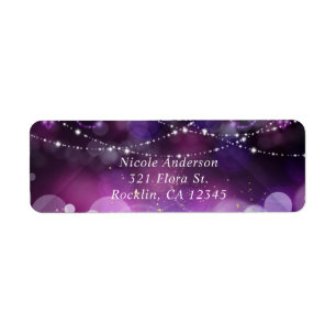 Carte d'invitation de la partie Glam