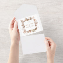 Carte d'invitation de mariage