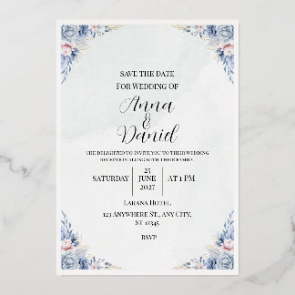 Carte d'invitation de mariage