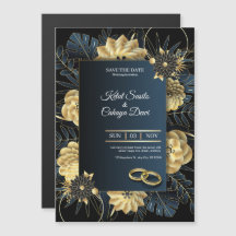 Carte d'invitation de mariage élégante
