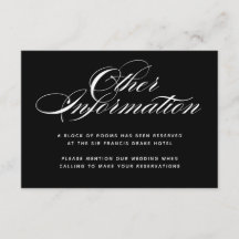 Carte d'invitation de mariage élégante