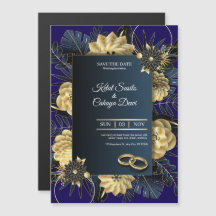 Carte d'invitation de mariage élégante