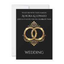 Carte d'invitation de mariage photo élégante – Mod