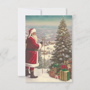Carte d'invitation de Noël