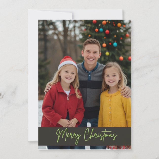 Carte d'invitation de Noël (Devant)