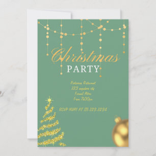 Carte d'invitation de Noël, téléchargeable