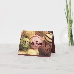 Carte d'invitation de partie