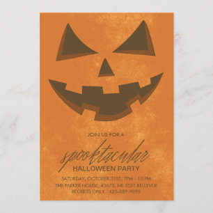 Carte d'invitation de partie de Spooktacular