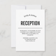 Carte d'invitation de réception modèle mariage per