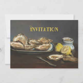 Carte d'invitation Décontractée du dîner