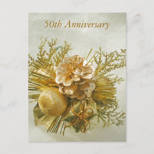 Carte d'invitation du 50e anniversaire d'or par Ja (Devant)