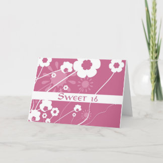 Carte d'invitation du bonbon 16