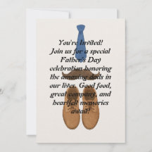 Carte d'invitation du jour du père