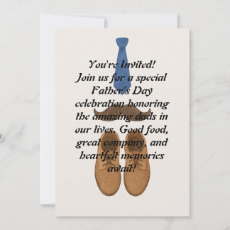 Carte d'invitation du jour du père