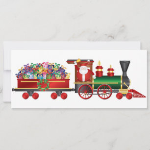 Carte d'invitation du Père Noël