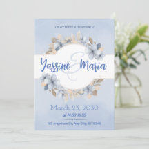 Carte d'invitation Enregistrer la date de mariage