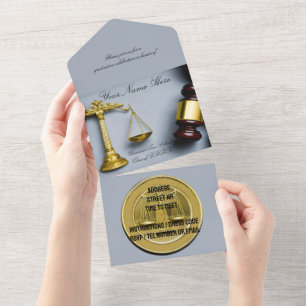 Carte d'invitation et de félicitations pour les av