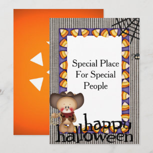 Carte d'invitation Halloween