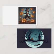 Carte d'invitation Halloween
