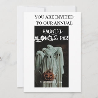 Carte d'invitation Halloween