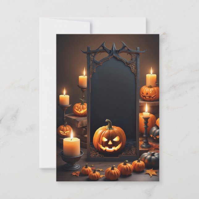 Carte d'invitation Halloween vide (Devant)