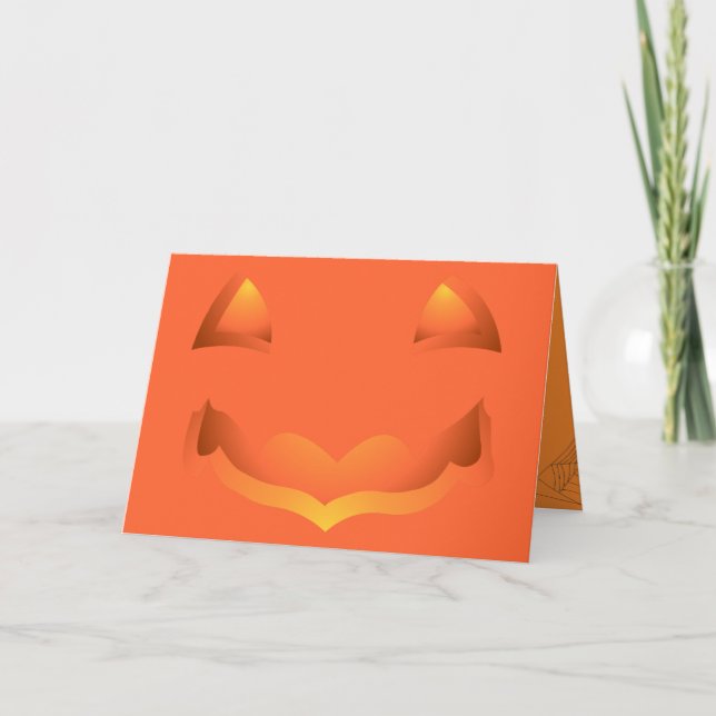 Carte d'invitation Jack-o-lantern Party Halloween (Devant)