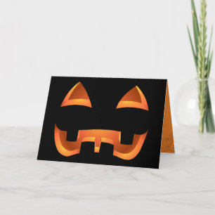 Carte d'invitation Jack-o-lantern Party Halloween