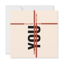Carte d'invitation moderne pour événement motivant