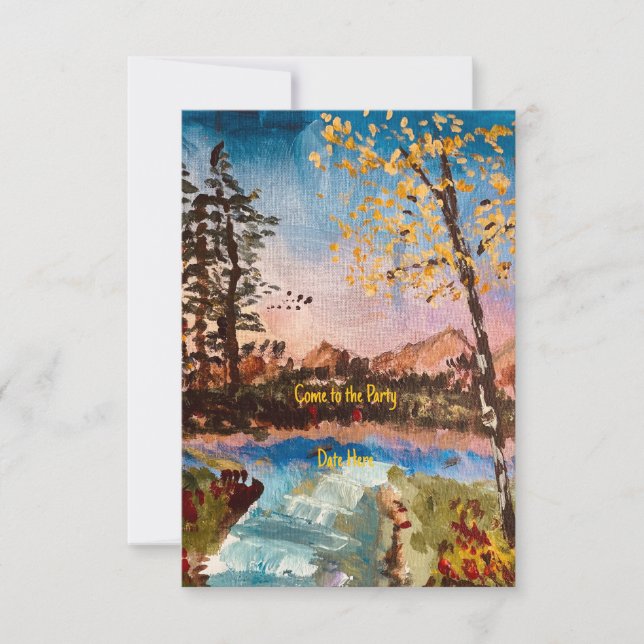 Carte d'invitation ou de sauvegarde de date pour u (Devant)