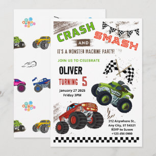 Carte d'invitation pour Anniversaire de enfant de 