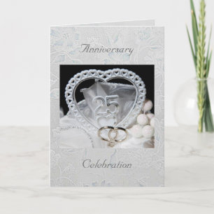 Carte d'invitation pour la célébration du 25e anni