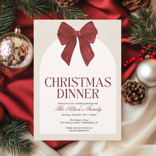 Carte d'invitation pour la fête de Noël Holiday Ho (Créateur téléchargé)