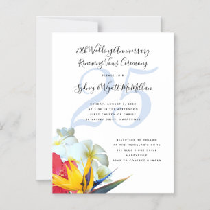 Carte d'invitation pour l'anniversaire de mariage 