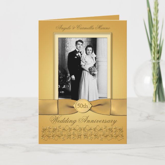 Carte d'invitation pour le 50e anniversaire de Dou (Devant)