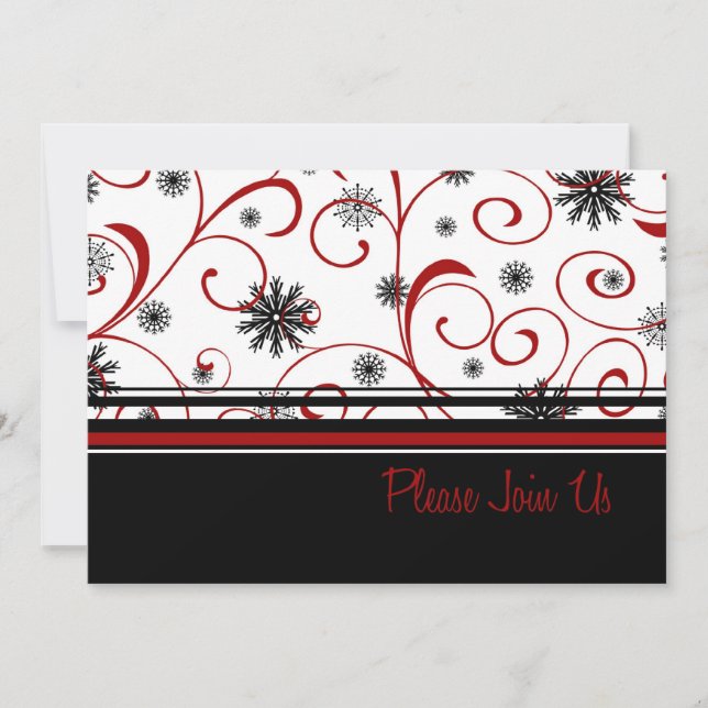 Carte d'invitation pour le réveillon du Nouvel An (Devant)