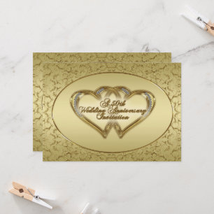 Carte d'invitation pour les 50 ans de mariage