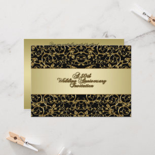 Carte d'invitation pour les 50 ans de mariage