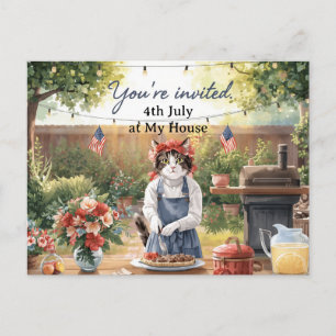 Carte d'invitation pour les amoureux des chats du
